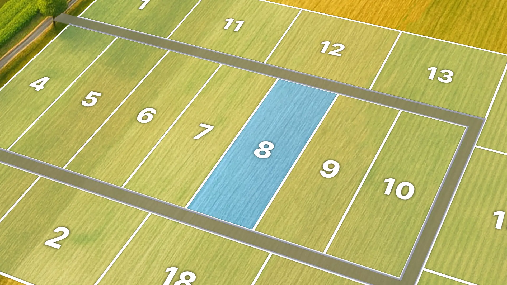 Парк Донузлав 2, участок № 7, 1 Га