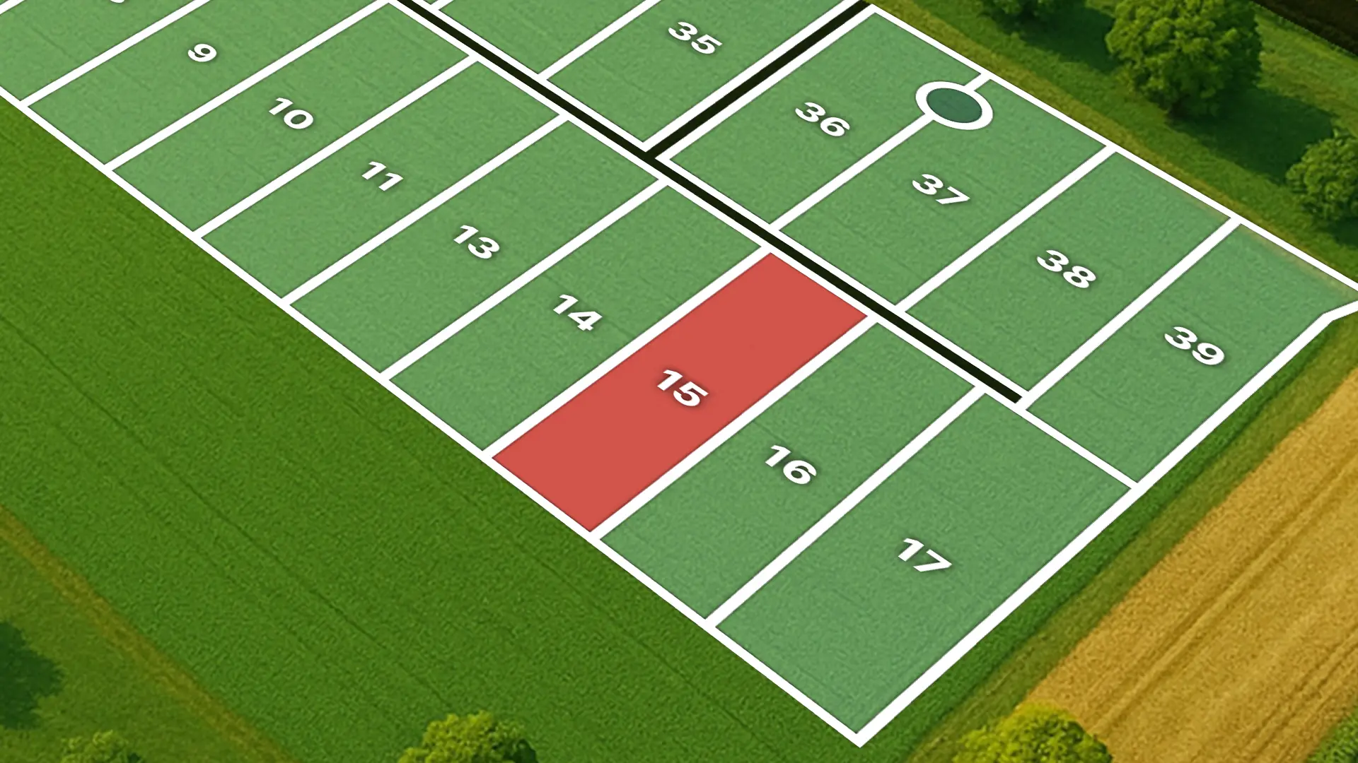 Парк Донузлав 4, участок 13, 1 Га