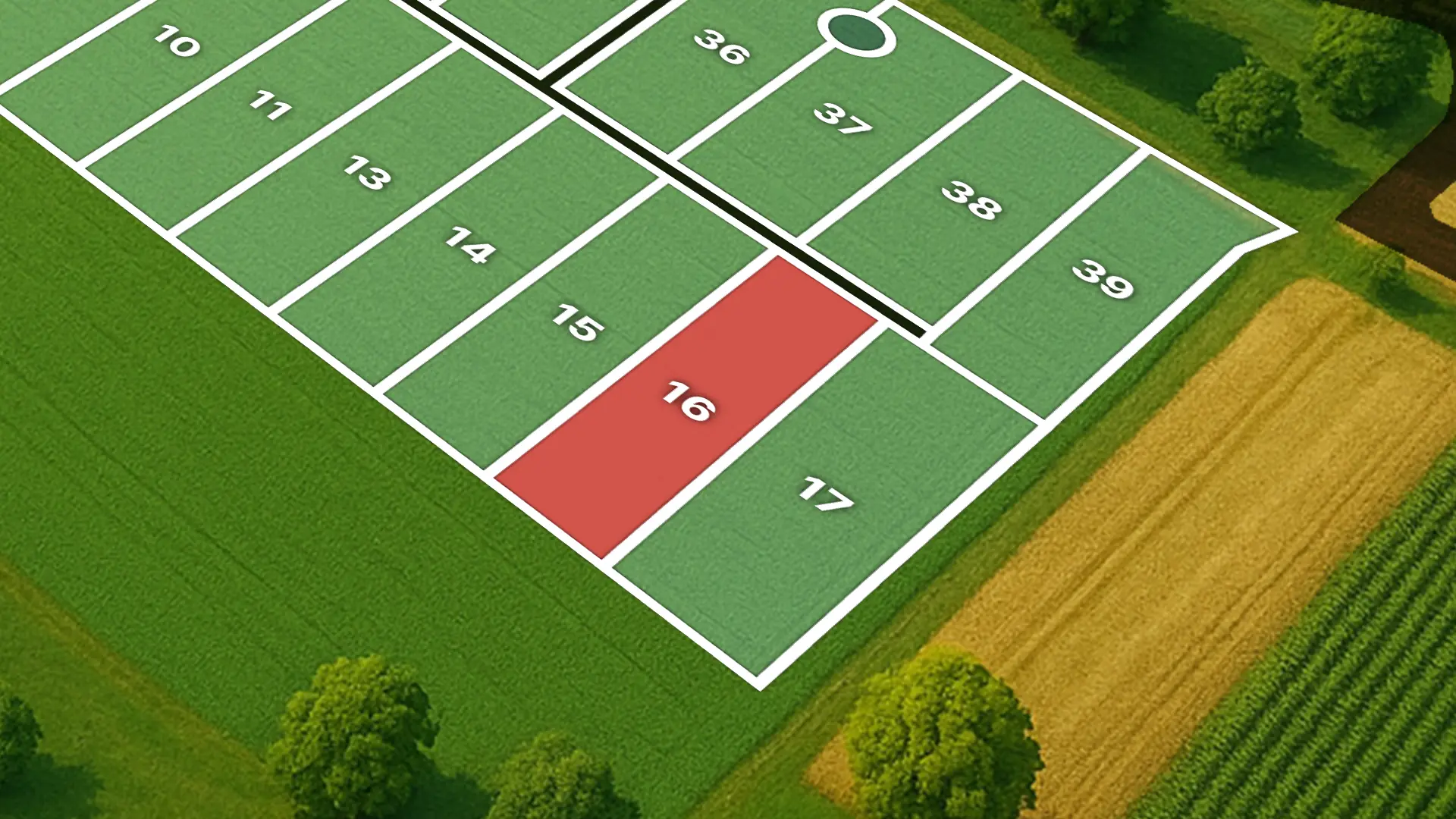 Парк Донузлав 4, участок 14, 1 Га