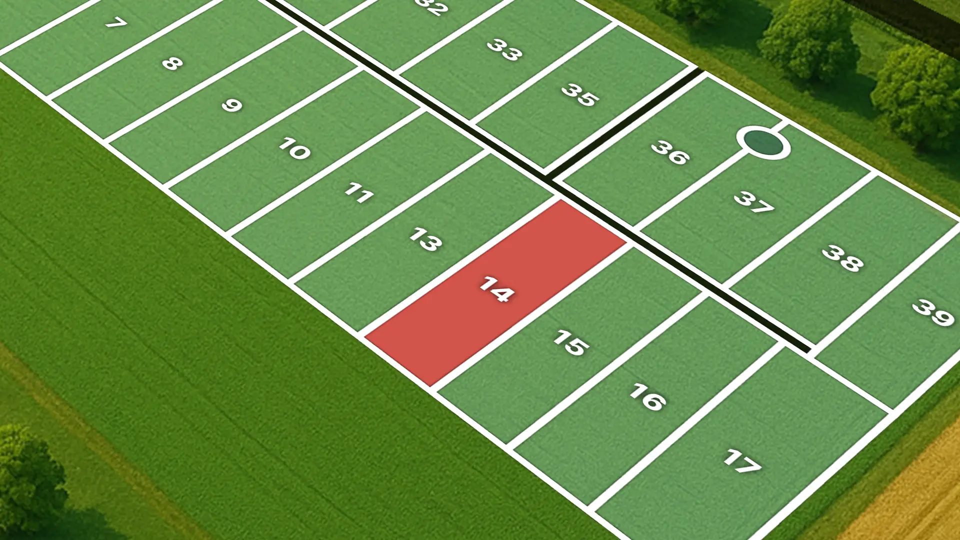 Парк Донузлав 4, участок 12, 1 Га